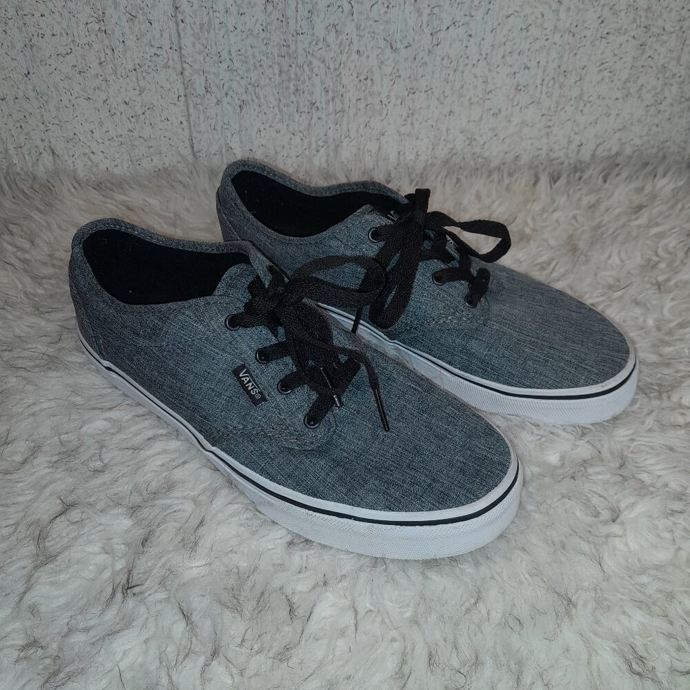 VANS - Youth 5.5 - Gray Authentic Old Skool Skater Shoes